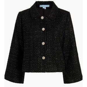 NWT Hill House Bea Jacket in Black Tweed
